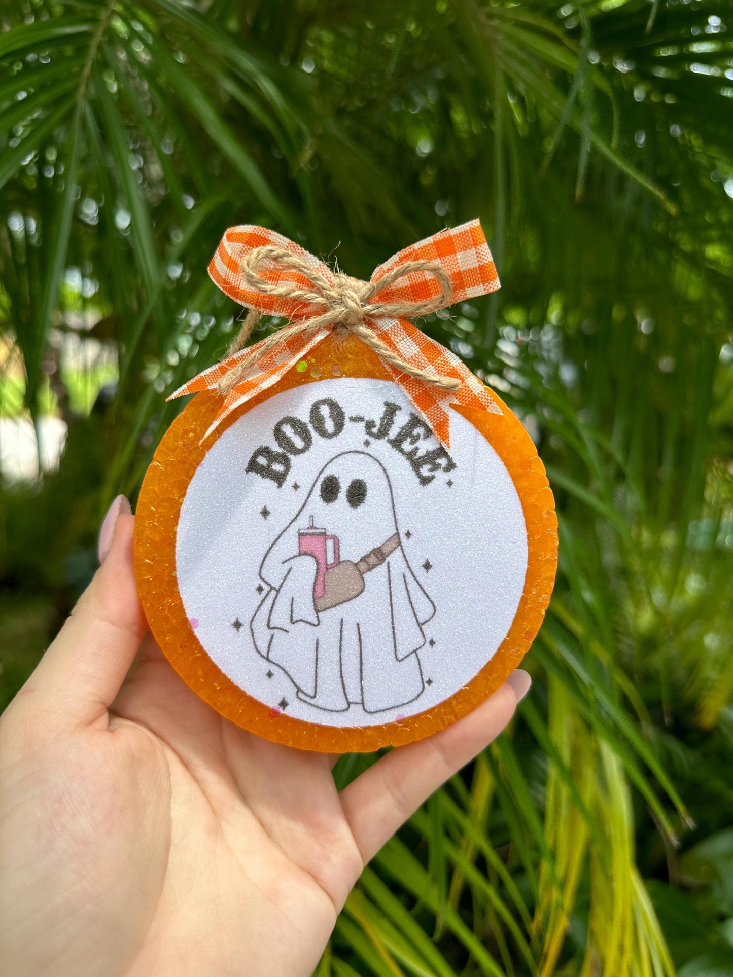 Car Freshie | Boojee Car Freshie |SHIMMER Cardstock Car Freshie | Halloween Cardstock Freshie | Halloween | Ghost Car Freshie |