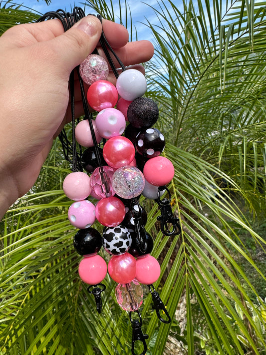 Freshie Charms | Air Freshener Hanger | pink charm | Air Freshie Charm | freshener charm | Car Charm | Gift for her | Review Mirror Hanger