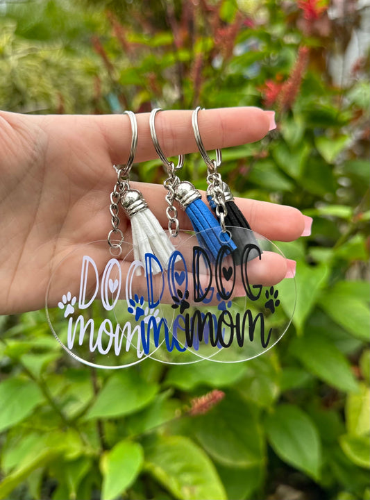 Dog Mom Keychain | Dog Keychain | Mom Keychain | Keychain