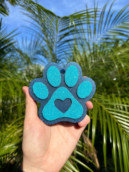 Car Freshie | Dog Paw Print Car Freshie | Paw Print Car Freshie | Dog Mom Freshie | Paw Car Freshie | freshy