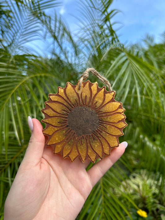 Car Freshie | Sunflower Freshie | Flower Car Freshie | Freshie | Air Freshie | freshy